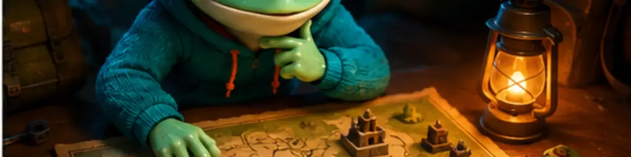 Strategy Games category banner featuring the GamesFree.gg frog mascot