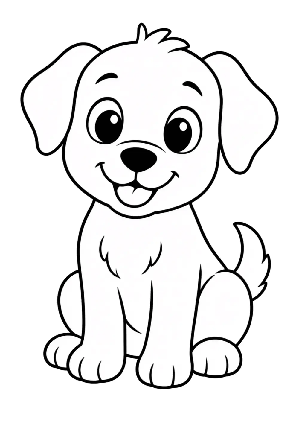 Little Dog coloring page