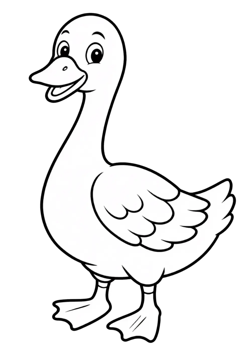 Goose coloring page