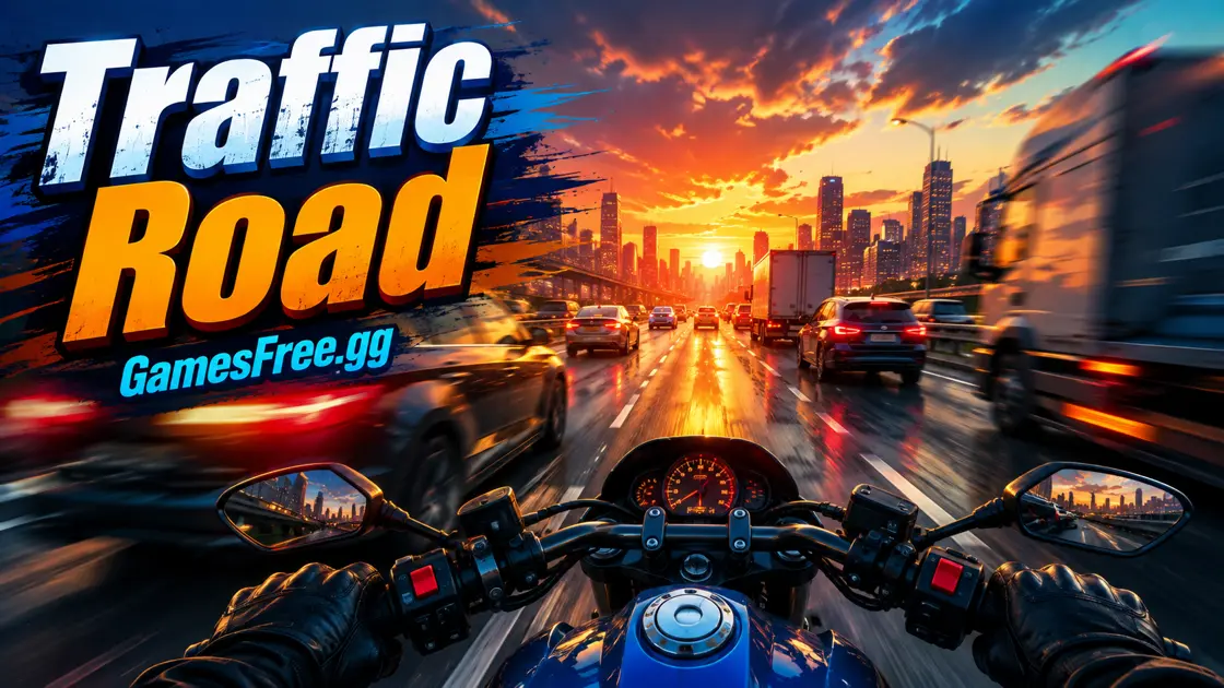 Traffic Road guide image by GamesFree.gg